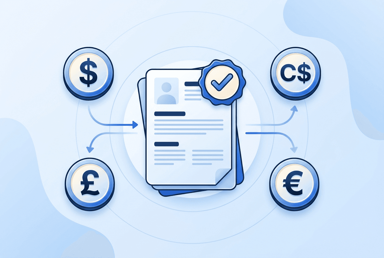 Document with checkmark conveying value