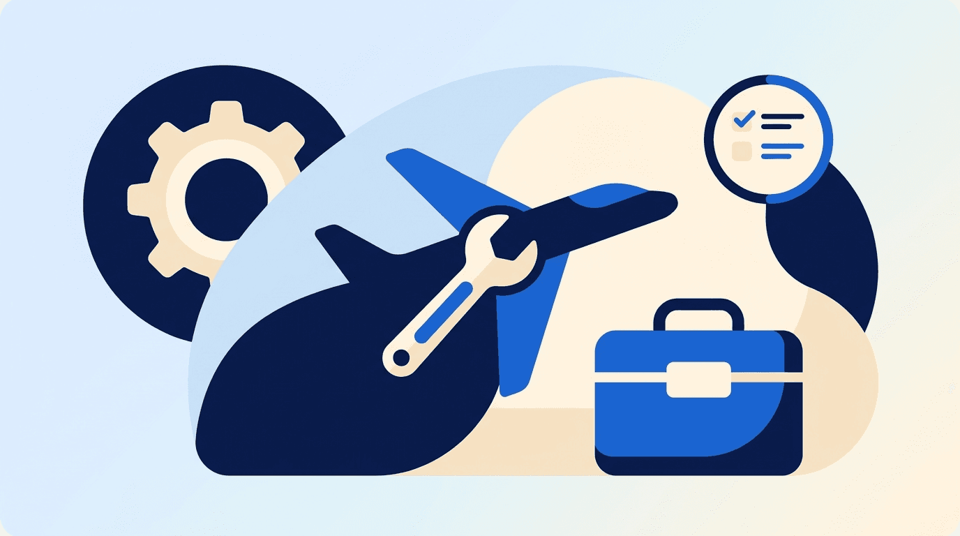 Aircraft Maintenance Technician (A&P Mechanic) role-specific illustration